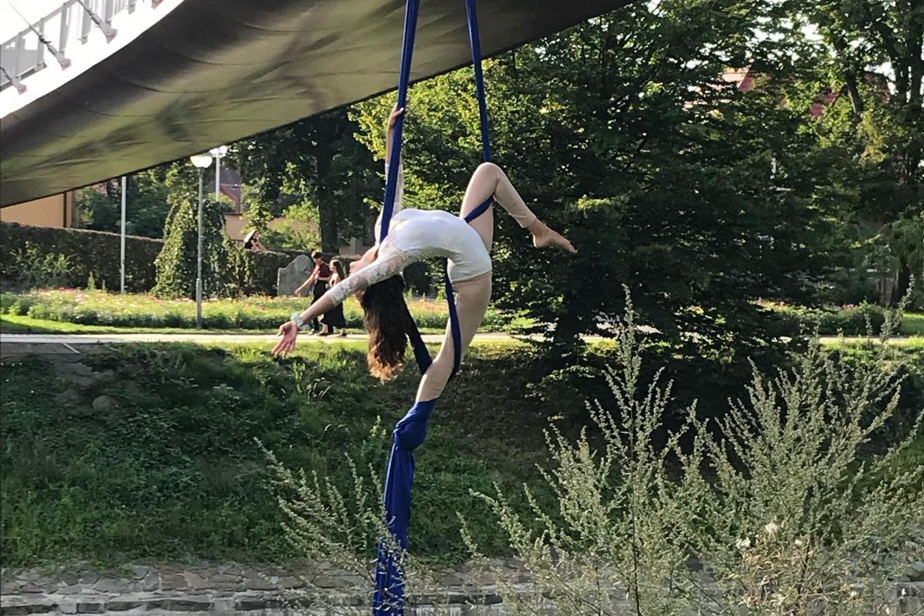 Aerial silks